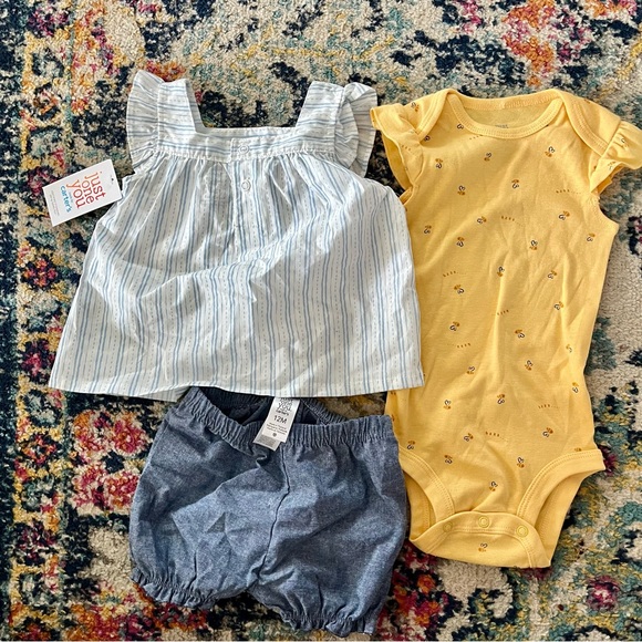 Carter’s Just One You 12 Month 3 Piece Set NWT - Picture 4 of 4